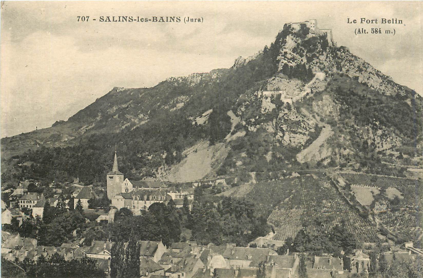 CPA SALINS LES BAINS(JURA) Le Fort Belin