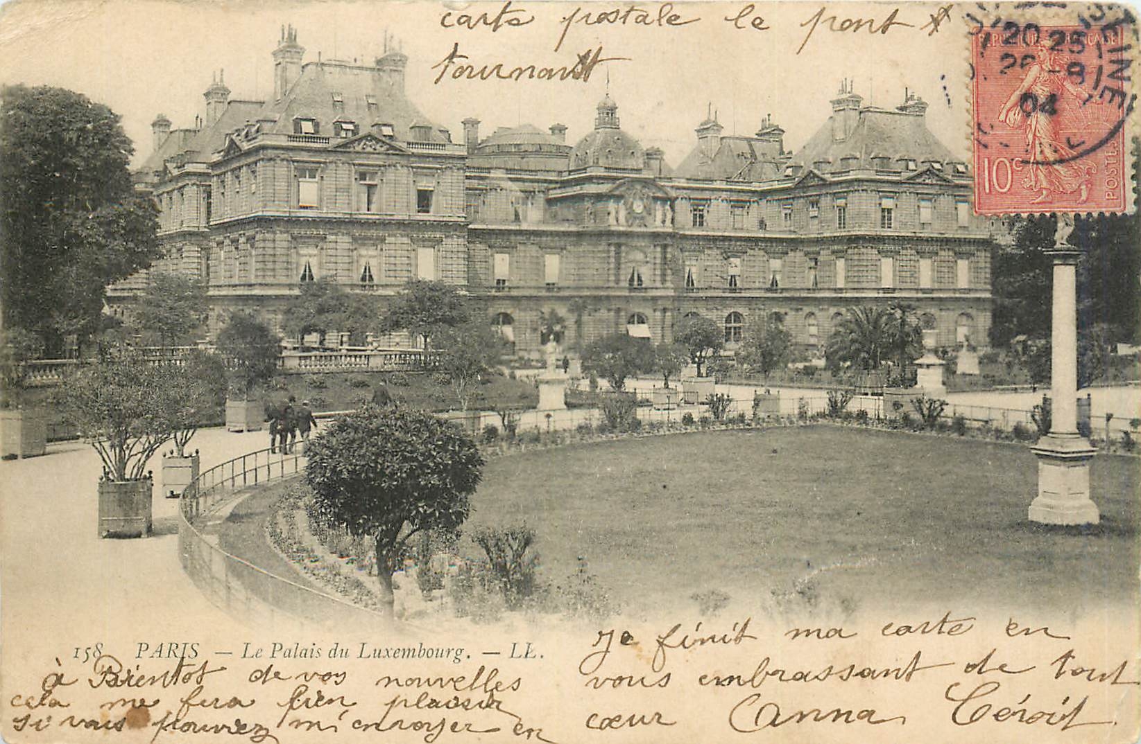 CPA PARIS-Le Palais du Luxembourg