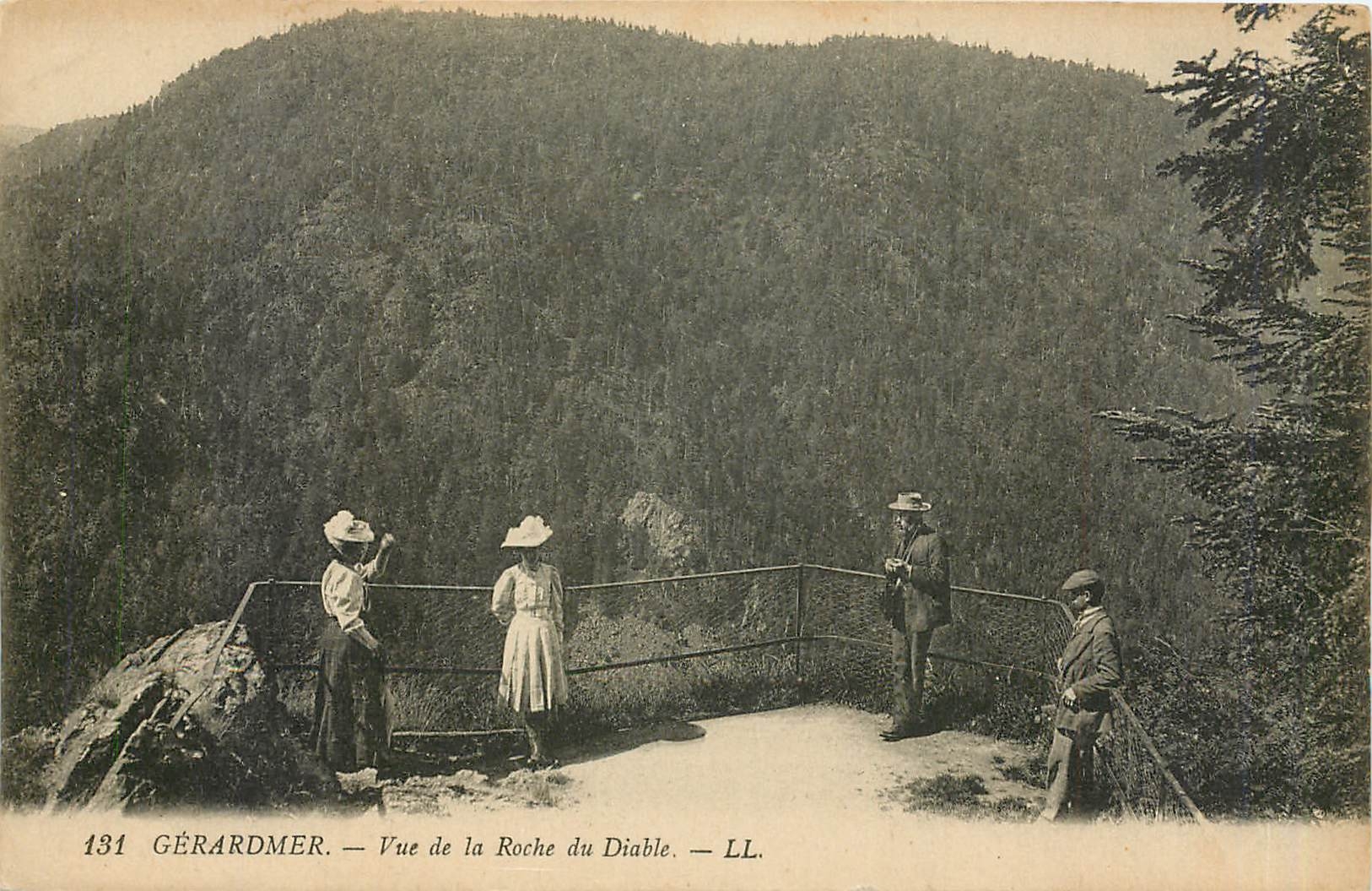 CPA GERARDMER-Vue de la Roche du Diable
