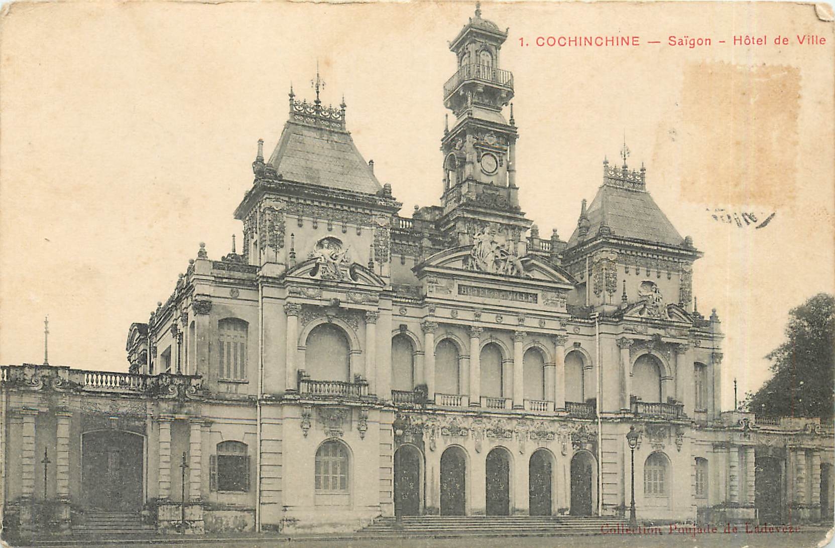 CPA COCHINCHINE-Saigon-HOTEL DE VILLE
