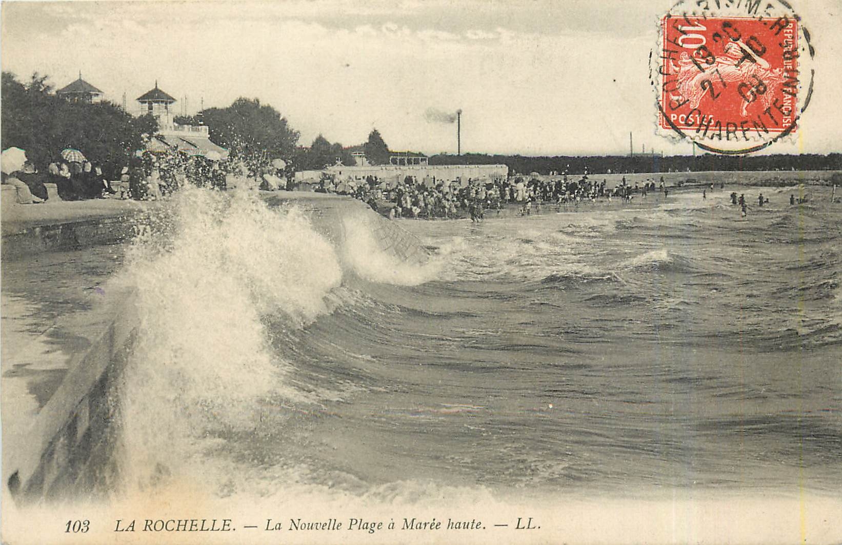CPA LA ROCHELLE-La Nouvelle Plage à Marée Haute-LL