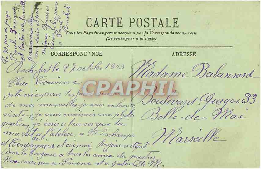 CPA LA ROCHELLE-La Nouvelle Plage à Marée Haute-LL — Verso