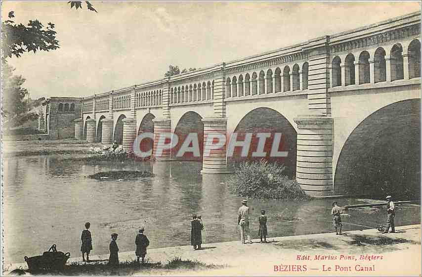 CPA BEZIERS-Le Pont Canal