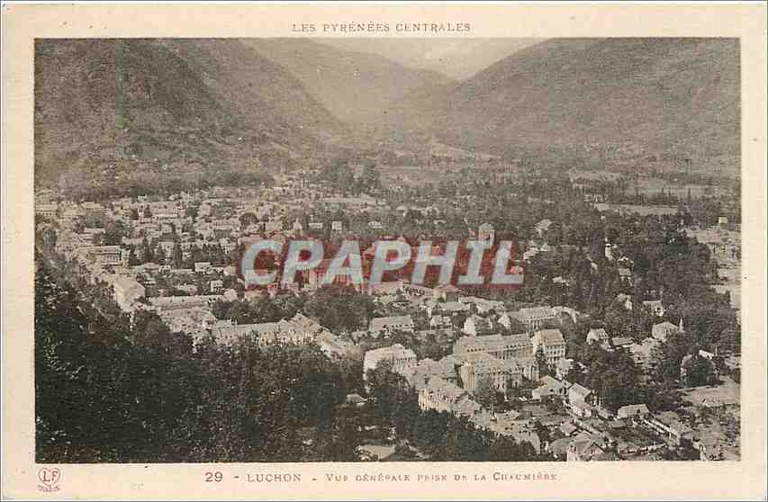 CPA LUCHON-Vue generale prise de la chaumiere