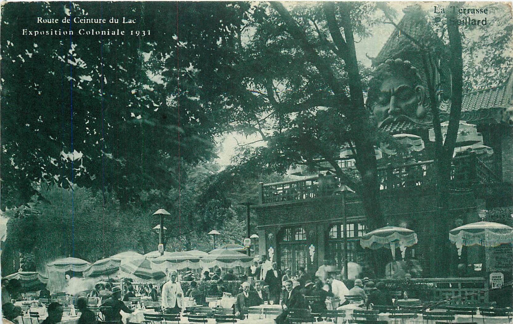 La Terrasse Beilllard — Exposition Coloniale 1931 — Route de Ceinture du Lac