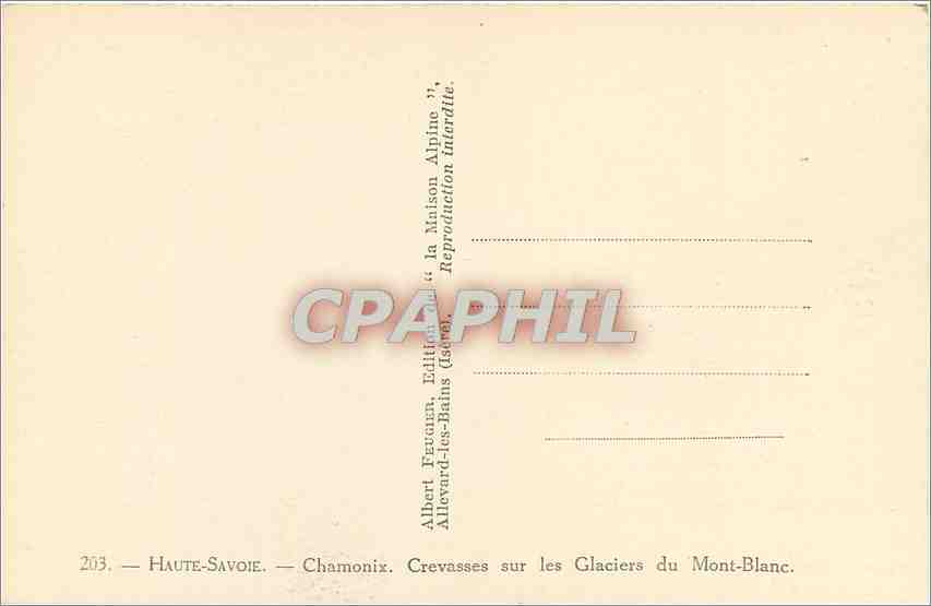 Chamonix — Crevasses sur les Glaciers du Mont-Blanc — Albert Ferrieren, Allevard-les-Bains — Reverso