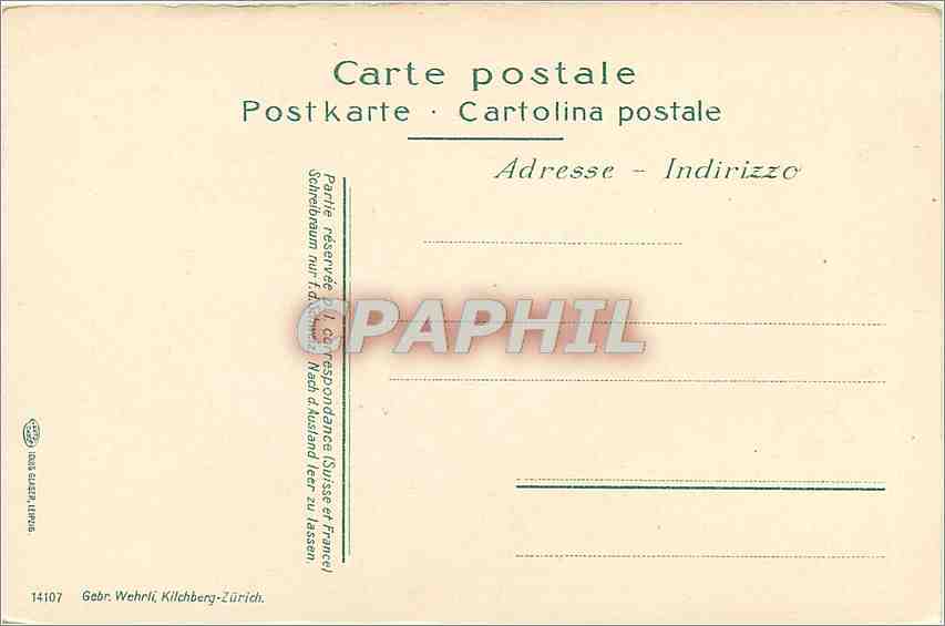 CPA Lago di Lugano — Rückseite