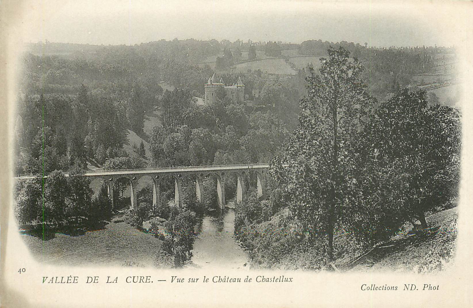 CPA VALLE DE LA CURE-Vue sur le Chastellux