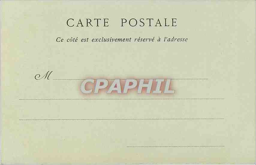 CPA VALLE DE LA CURE-Vue sur le Chastellux — Rückseite