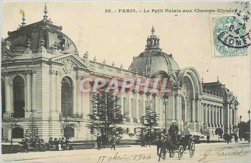 CPA PARIS-Le Petit Palais aux Champs Elysees