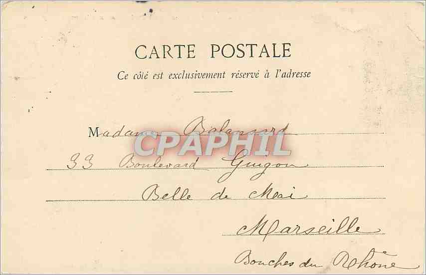CPA PARIS-Le Petit Palais aux Champs Elysees — Rückseite