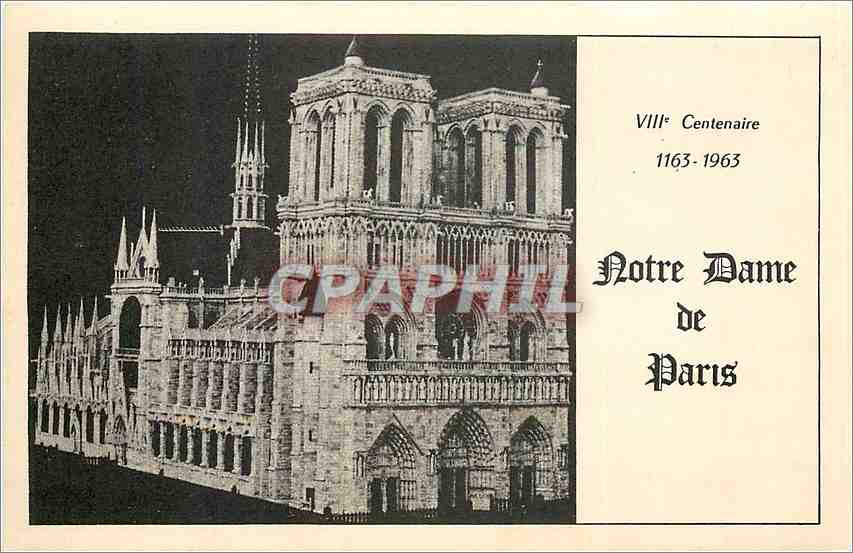 CPA NOTRE DAME DE PARIS