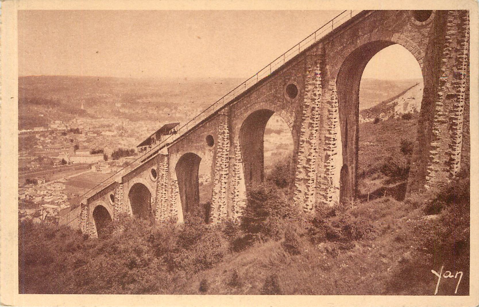 CPA LOURDES-FUNICULAIRE DU PIC DU JER