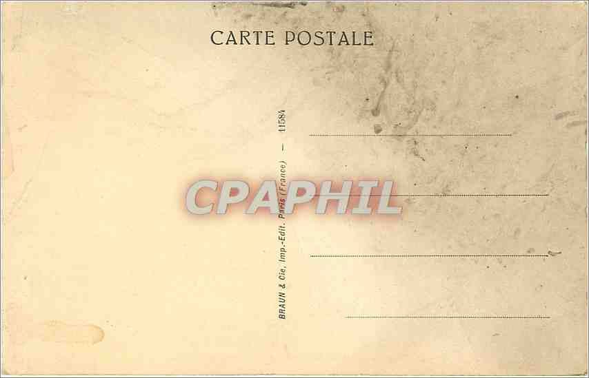 CPA LE TITIEN- LA MISE AU TOMBEAU Paris Musee du Louvre — Rückseite