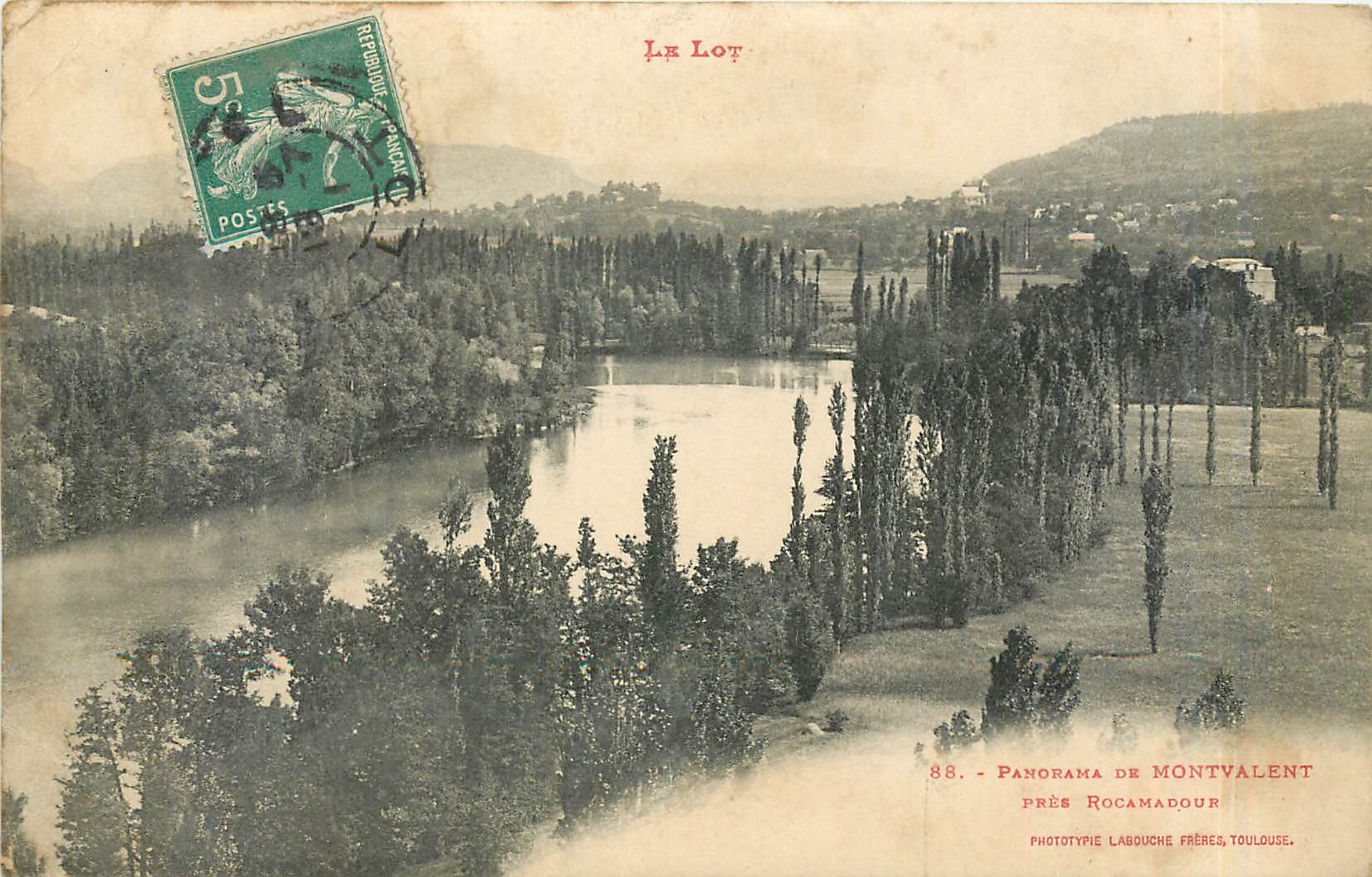 CPA PANORAMA DE MONTVALENT-PRES ROCAMADOUR