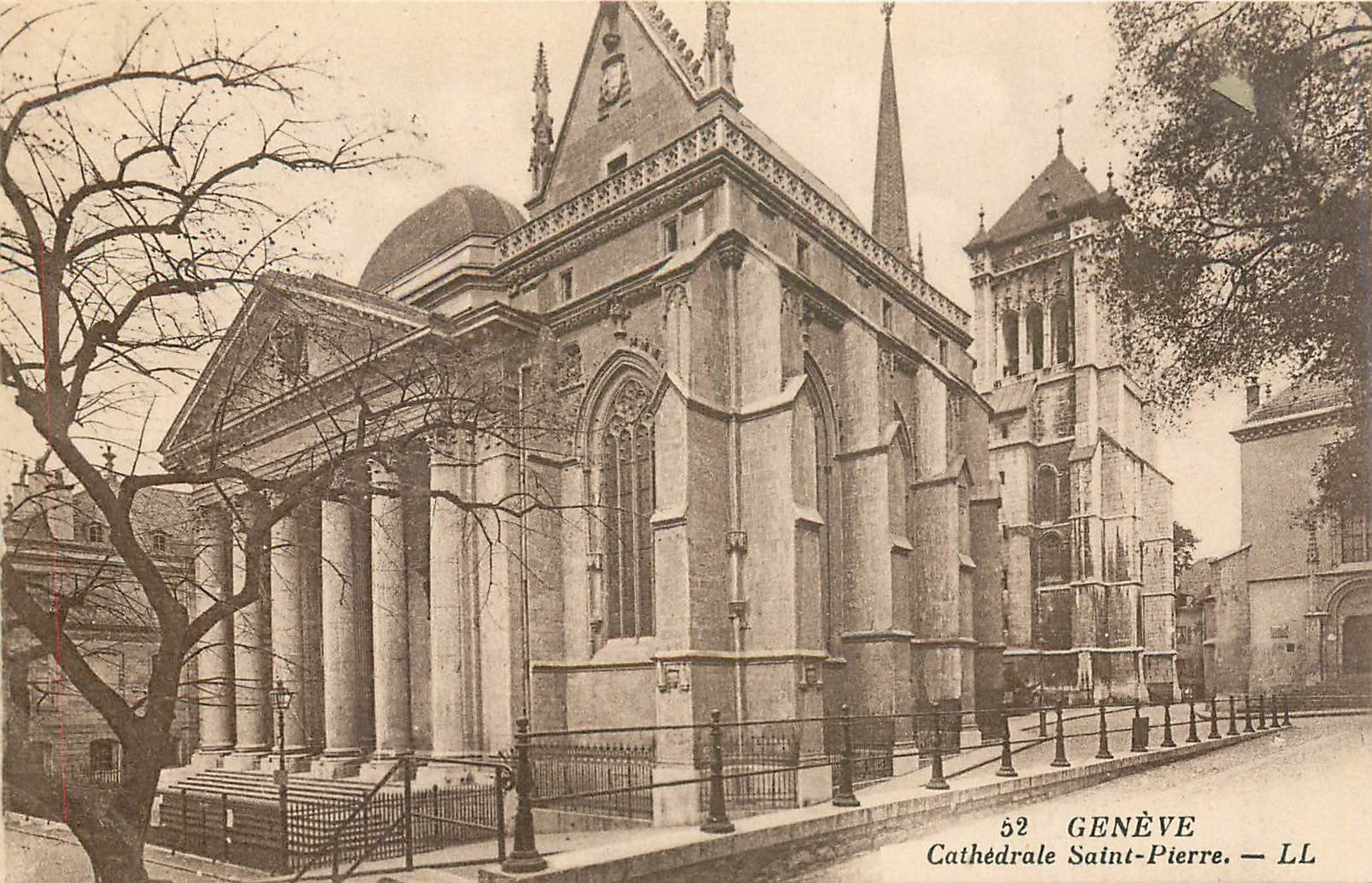 CPA GENEVE-Cathedrale Saint-Pierre