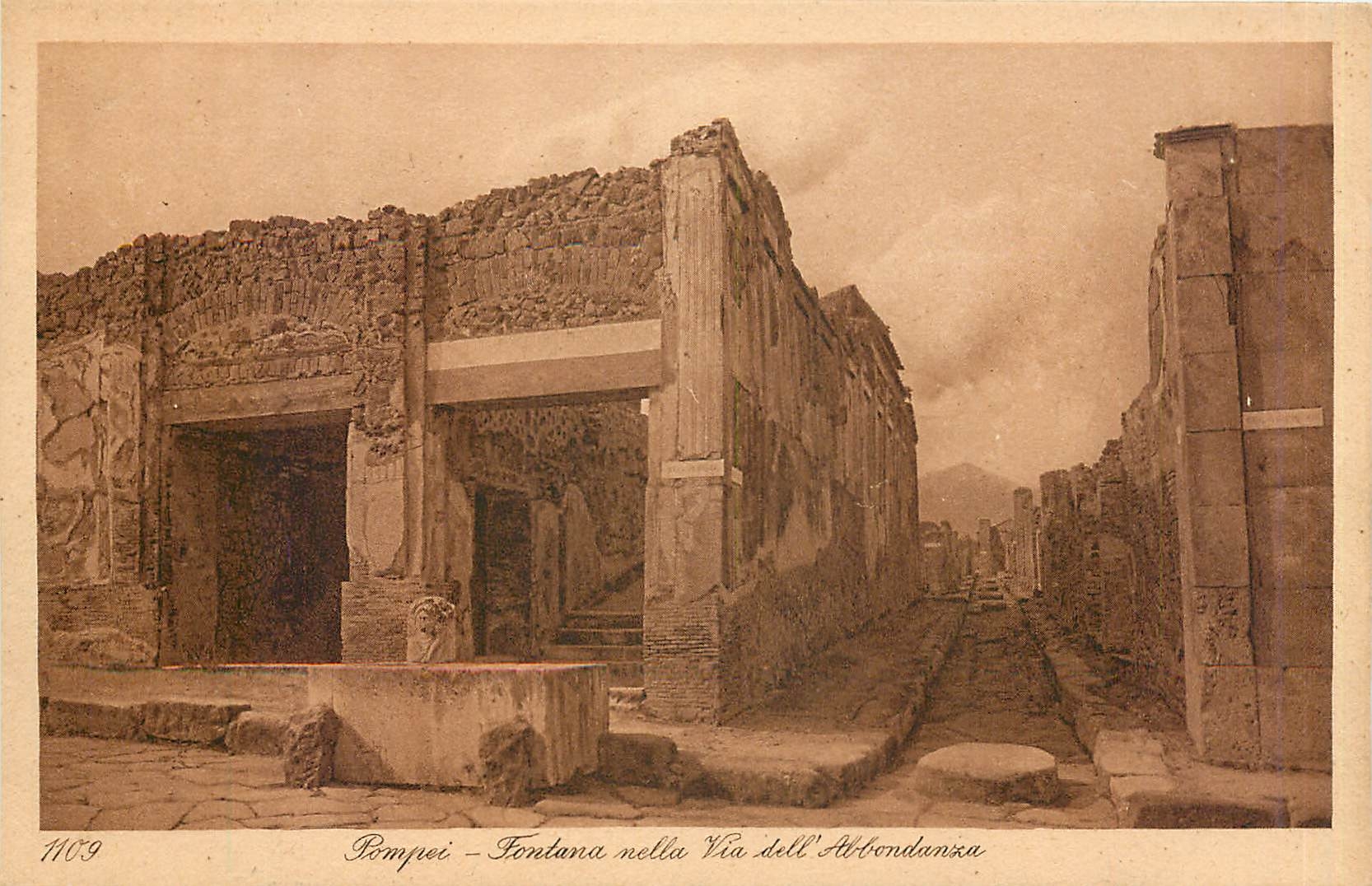 CPA Pompei-Fontaine nelle Via dell Abbondanxa