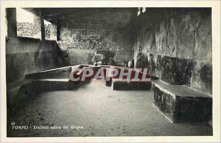 CPA Pompei-Triclinio estivo del grito