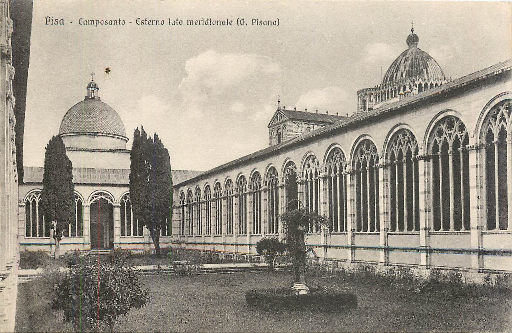 CPA Pisa-Camppasanto-Esterno lato meridinale