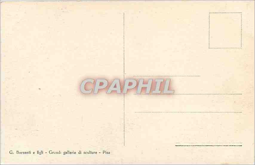 CPA Pisa-Camppasanto-Esterno lato meridinale — Rückseite