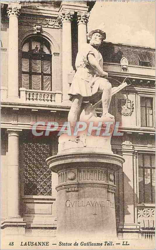 CPALAUSANNE- Statue de Gutllaumme Tell