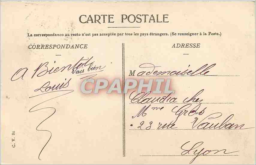 CPA grenoble - Vue generale et le Moucherotte — Rückseite