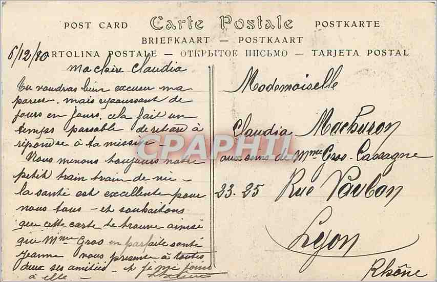 CPA CHERBOURG-Le For du Roule-ND Phot — Rückseite