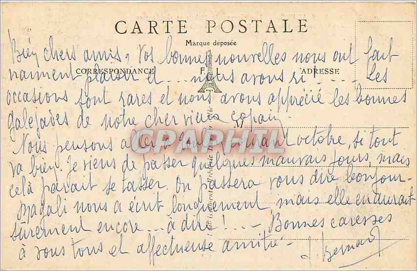 Route des Alpes — Les Gorges de Daluis et Guillaume — Éditeur FL, n° 773 — Verso