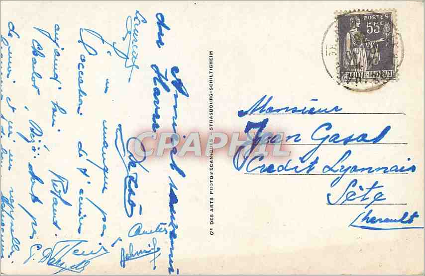 CPA La Plage de Saint Adresse et le Pain de Sucre — Rückseite