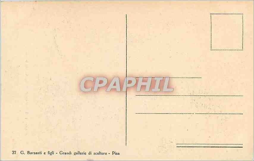 CPA PISA- Chiesa dl S. Maria della Spina (dl fianco) — Rückseite