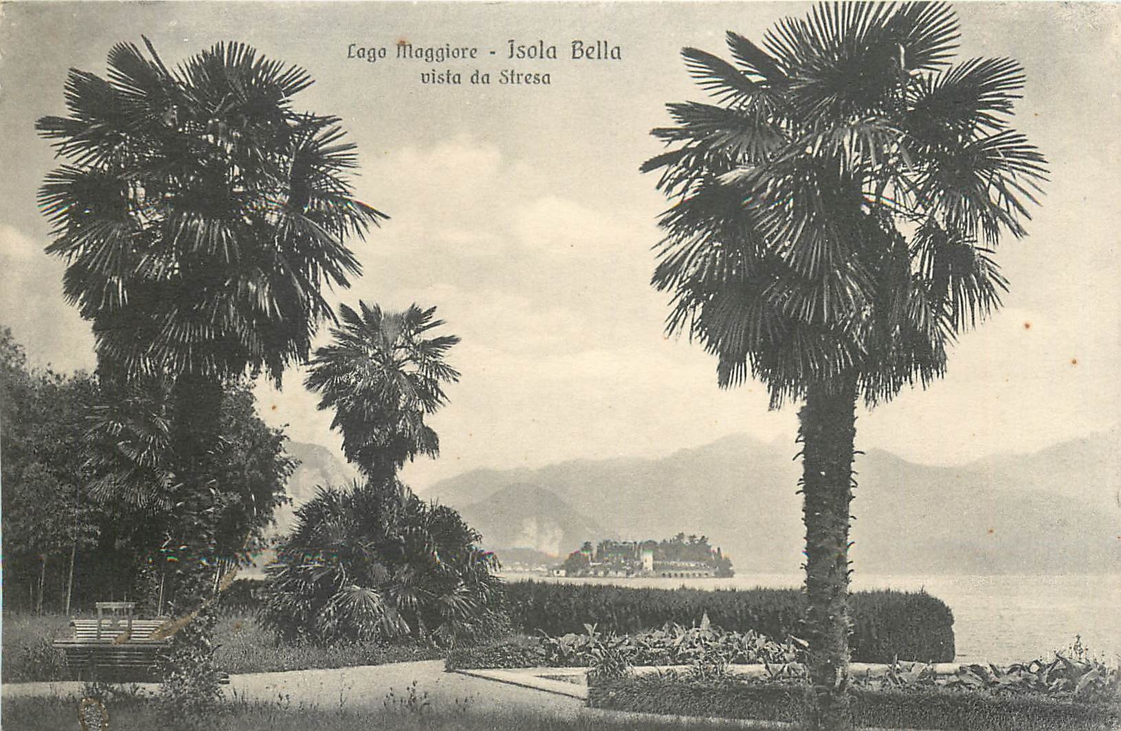 CPA Lago Maggiore-Isola Bella vista da Stresa
