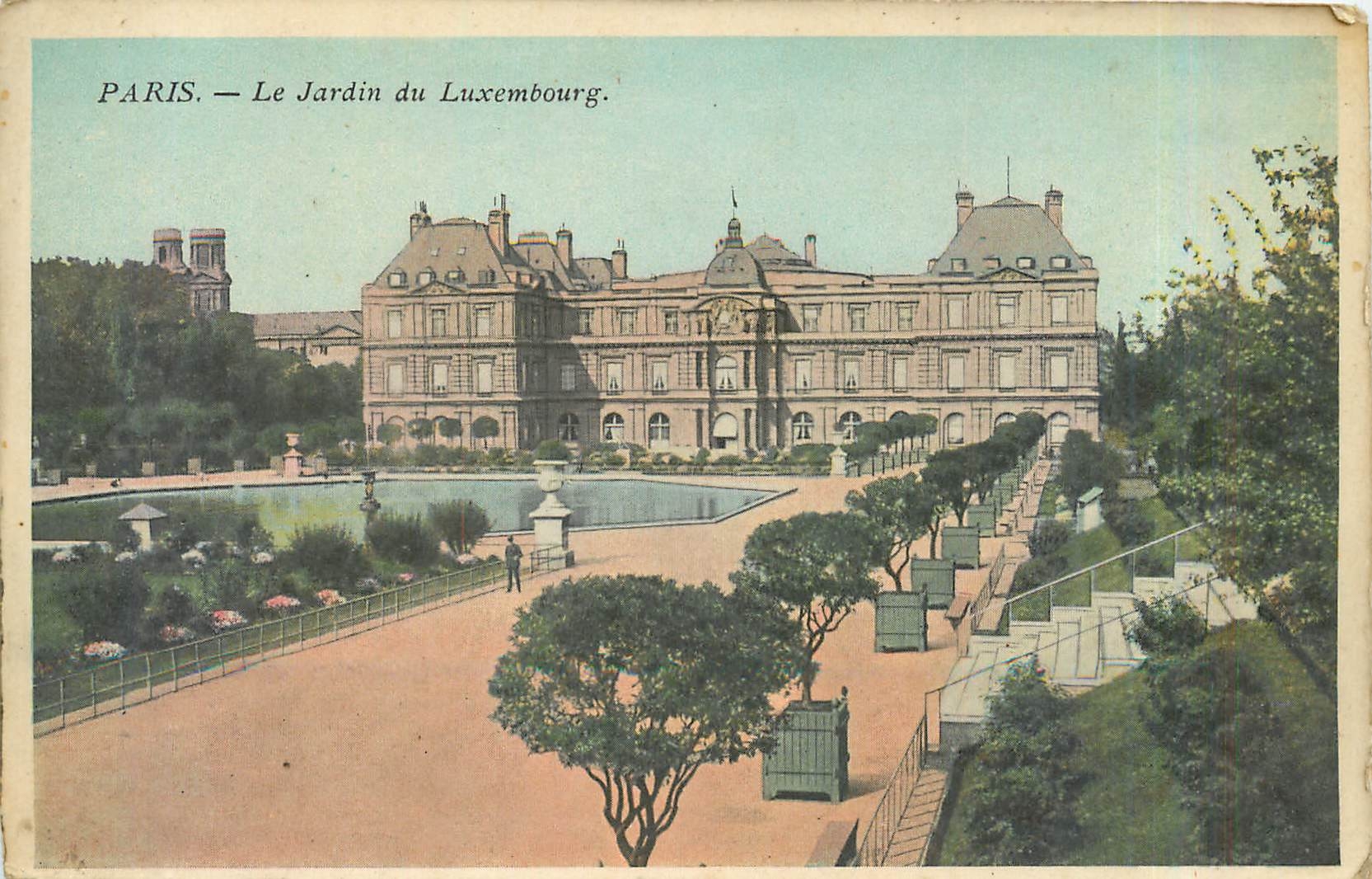 CPA PARIS-Le Jardin du Luxembourg