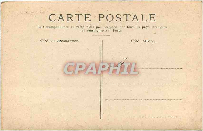 CPA PARIS-Le Jardin du Luxembourg — Rückseite