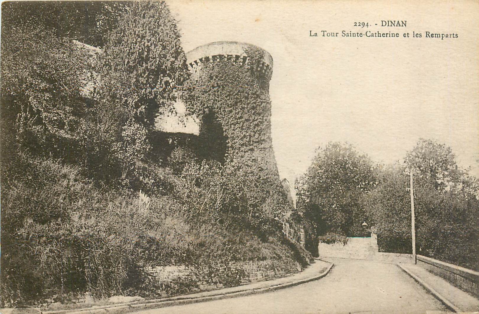 Dinan - La Tour Sainte-Catherine et les Remparts — éditeur Laurent Négrines, n° 2294