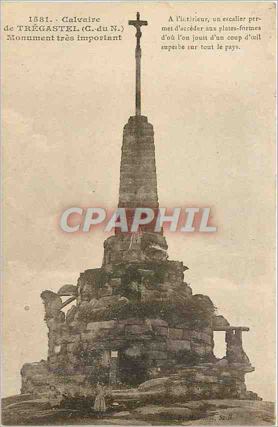 CPA Calvaire de TREGASTEL (C duN)Monument Ttres important