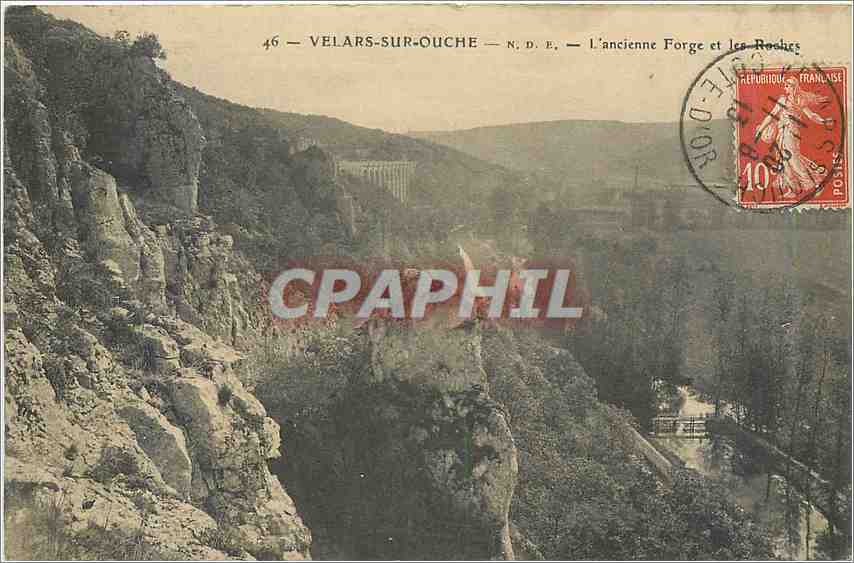 CPA VELARS SUR OUCHE-L'ancienne Forge et le Rochers