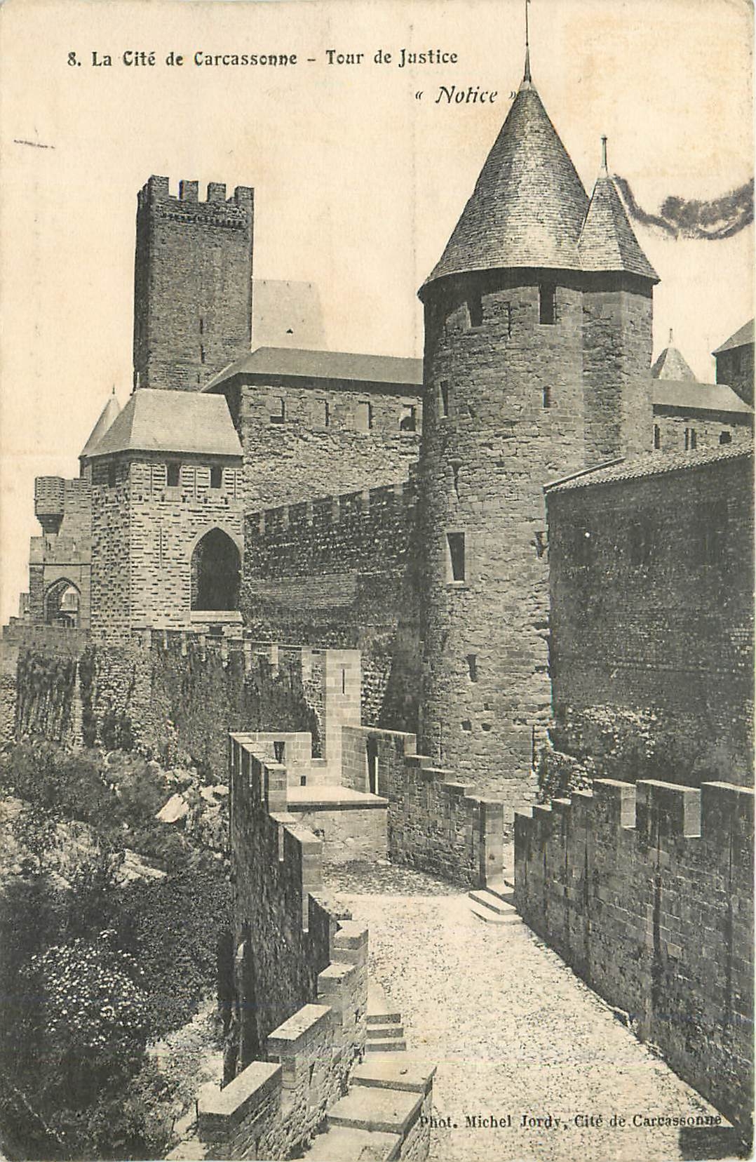 CPA La cite de Carcassonne-Tour de Justice
