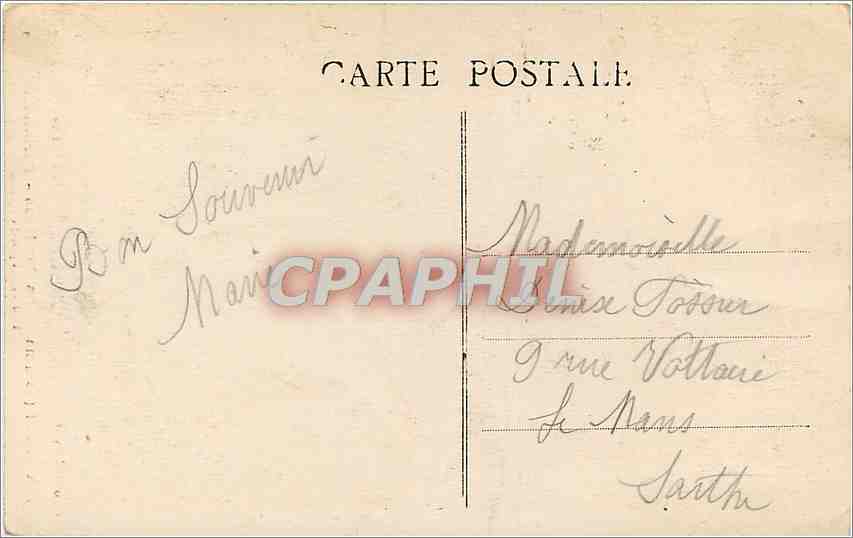 CPA ALBERT (SOMME)-La Basilique-portail de droite — Back
