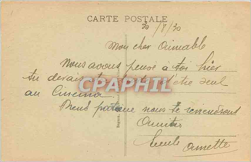 CPA Imprudence — Rückseite