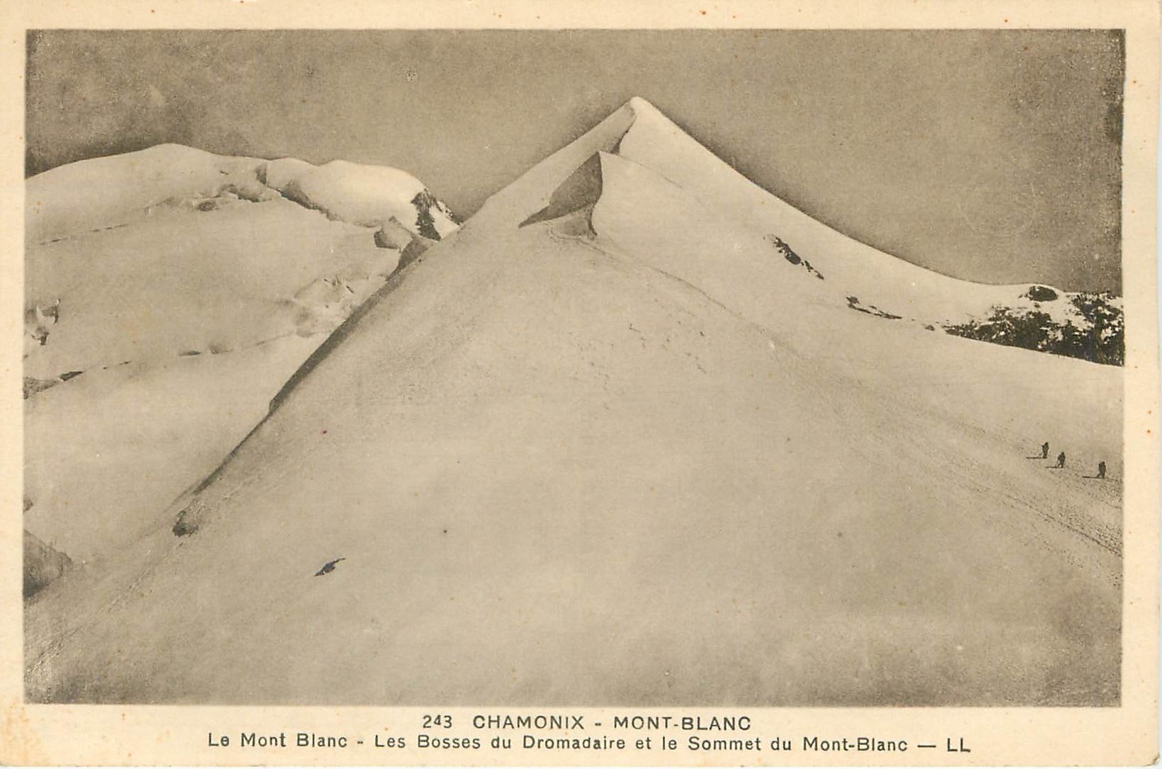 CPA CHARMONIC-MONT BLANC-Les Bosses du Dromadaire et le Sommet du Mont Blanc
