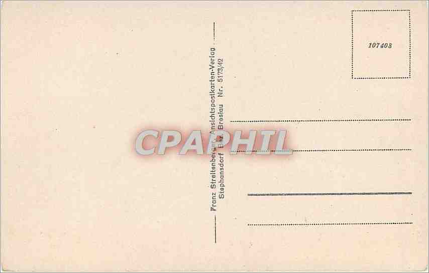 CPA Dyhernfurth Oder — Back