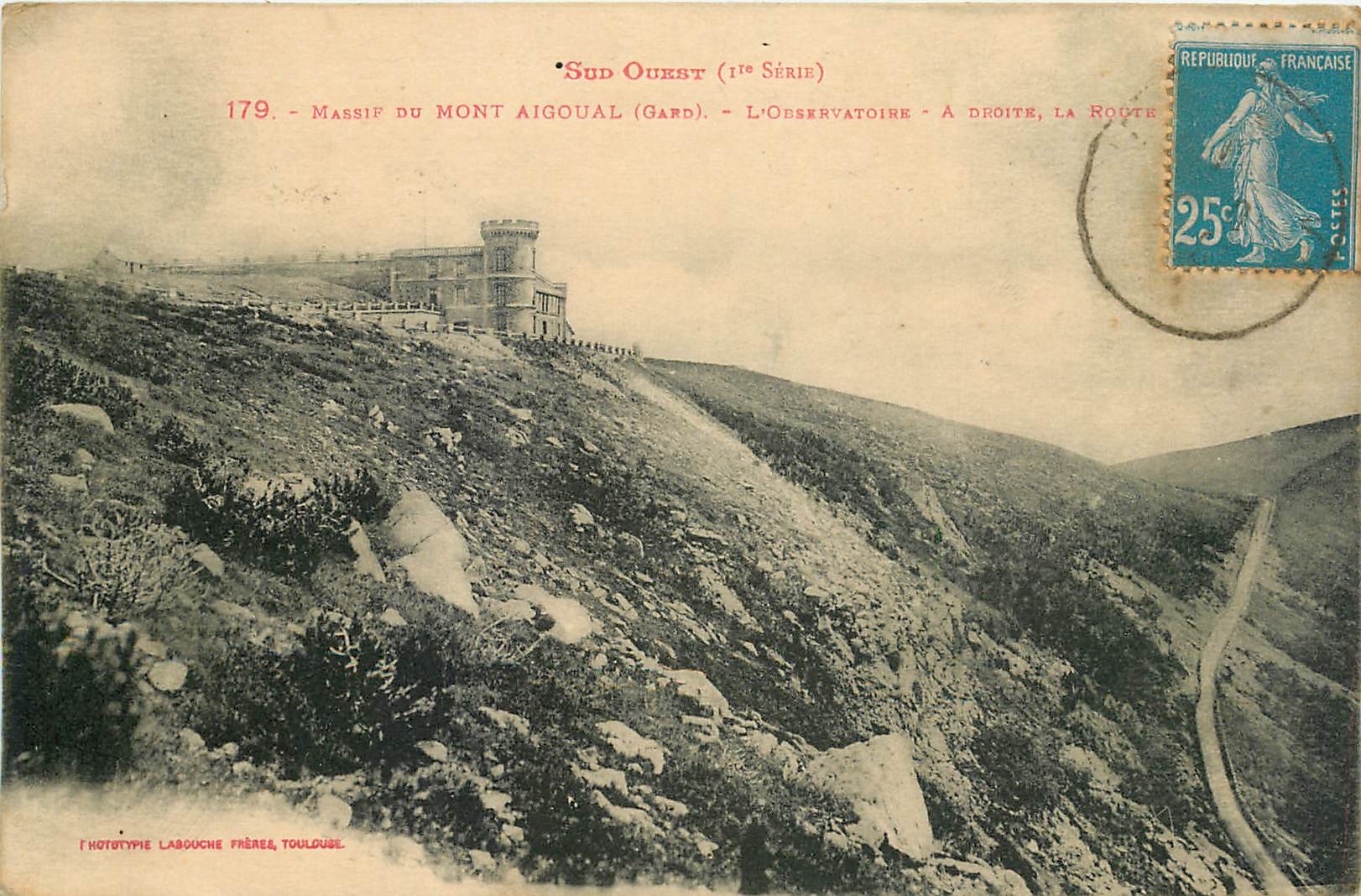 CPA Massif du MONT AIGOUAL (GARD)-L'OBSERVATOIRE-