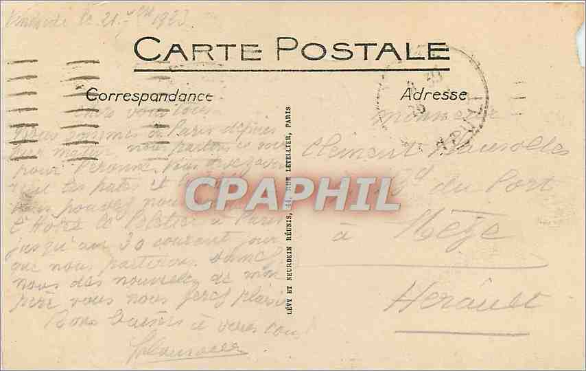 CPA PARIS XVI eme-L'Avenue du Bois de Boulogne — Rückseite