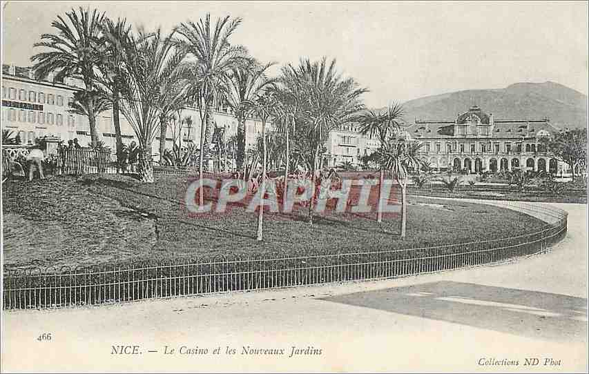 CPA NICE-Le Casino et les Nouveaux Jardins