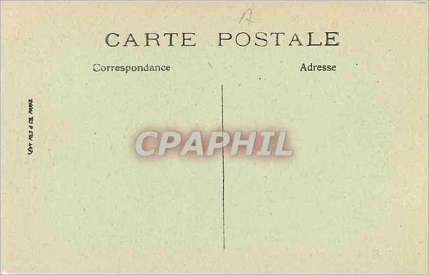 CPA SPAX-Dans les Talans-LL — Rückseite