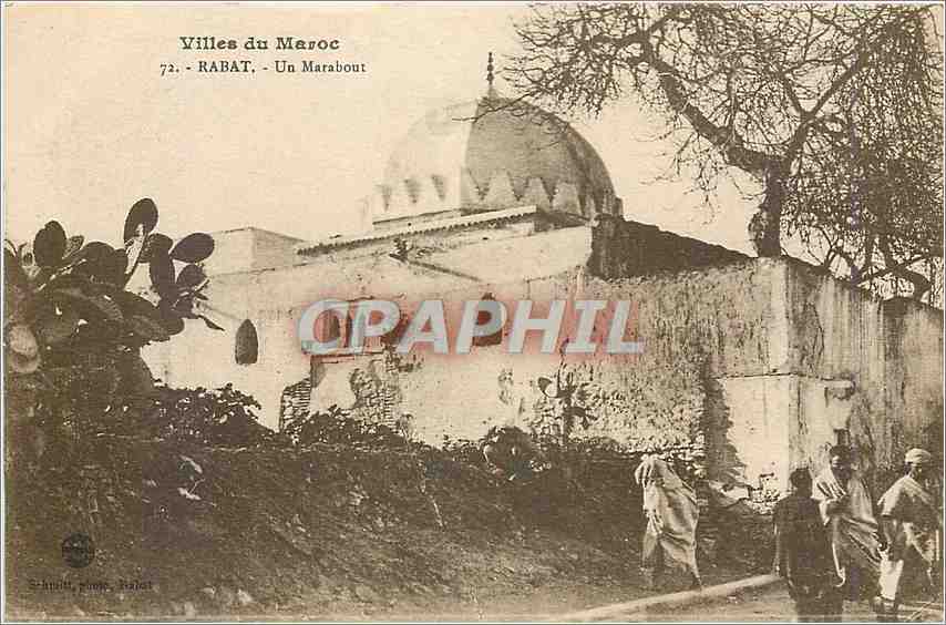 CPA RABAT-Ville de Maroc-Un Marabout