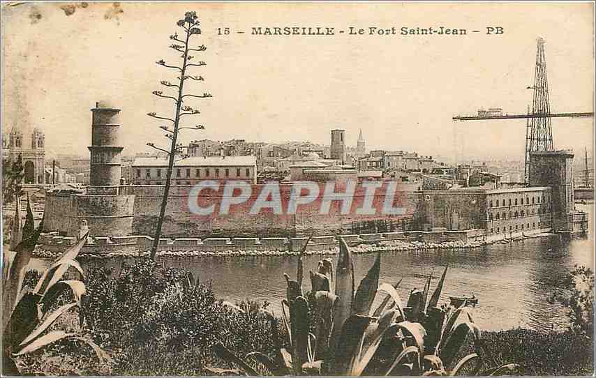 CPA MARSEILLE-Le Fort Saint-Jean