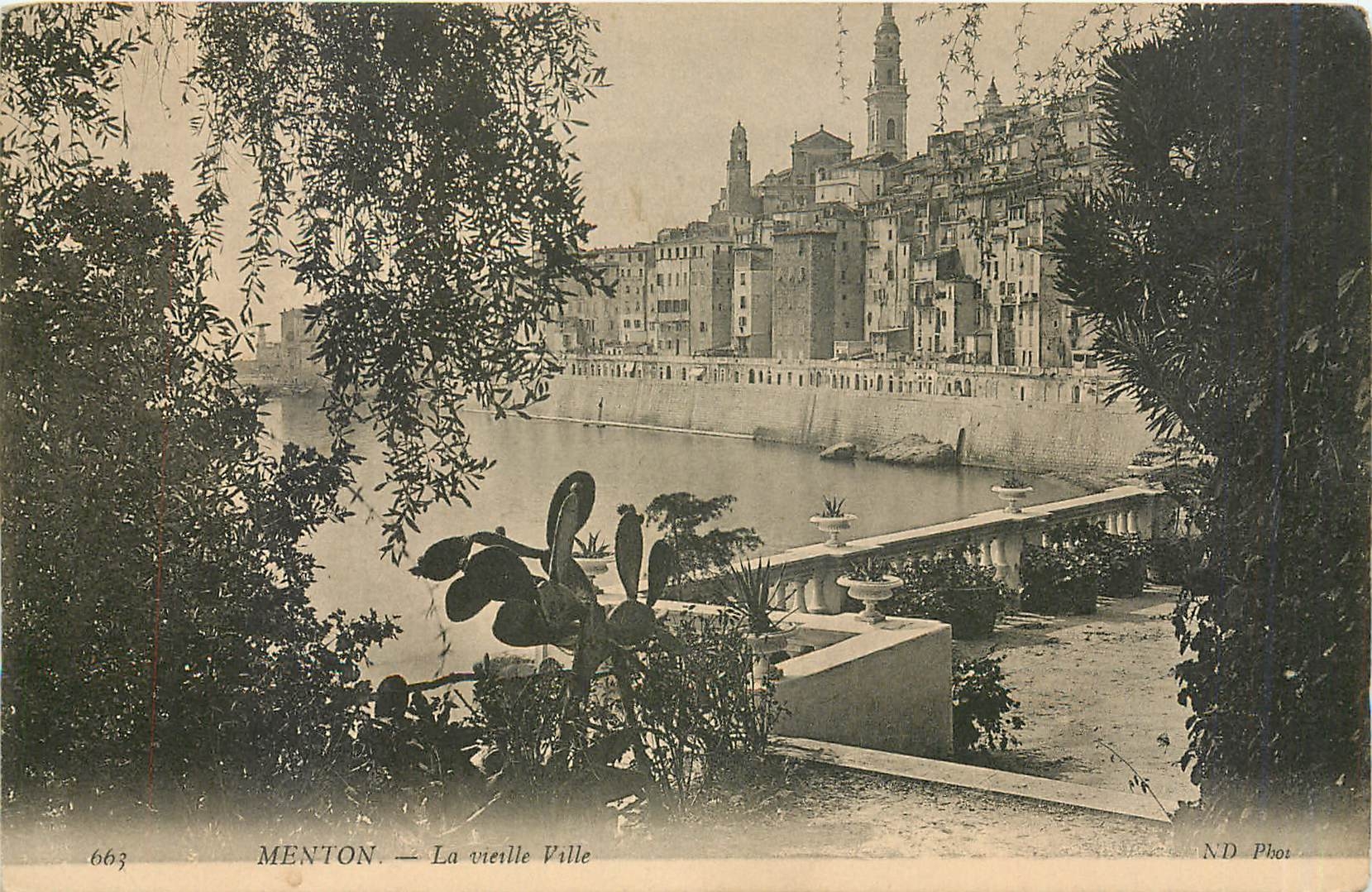 CPA MENTON-La vieille Ville