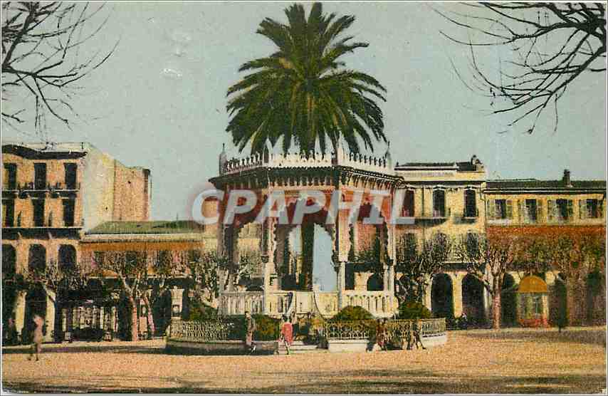 CPA BLIDA-Lalace georges -Clemenceau et le Kiosque
