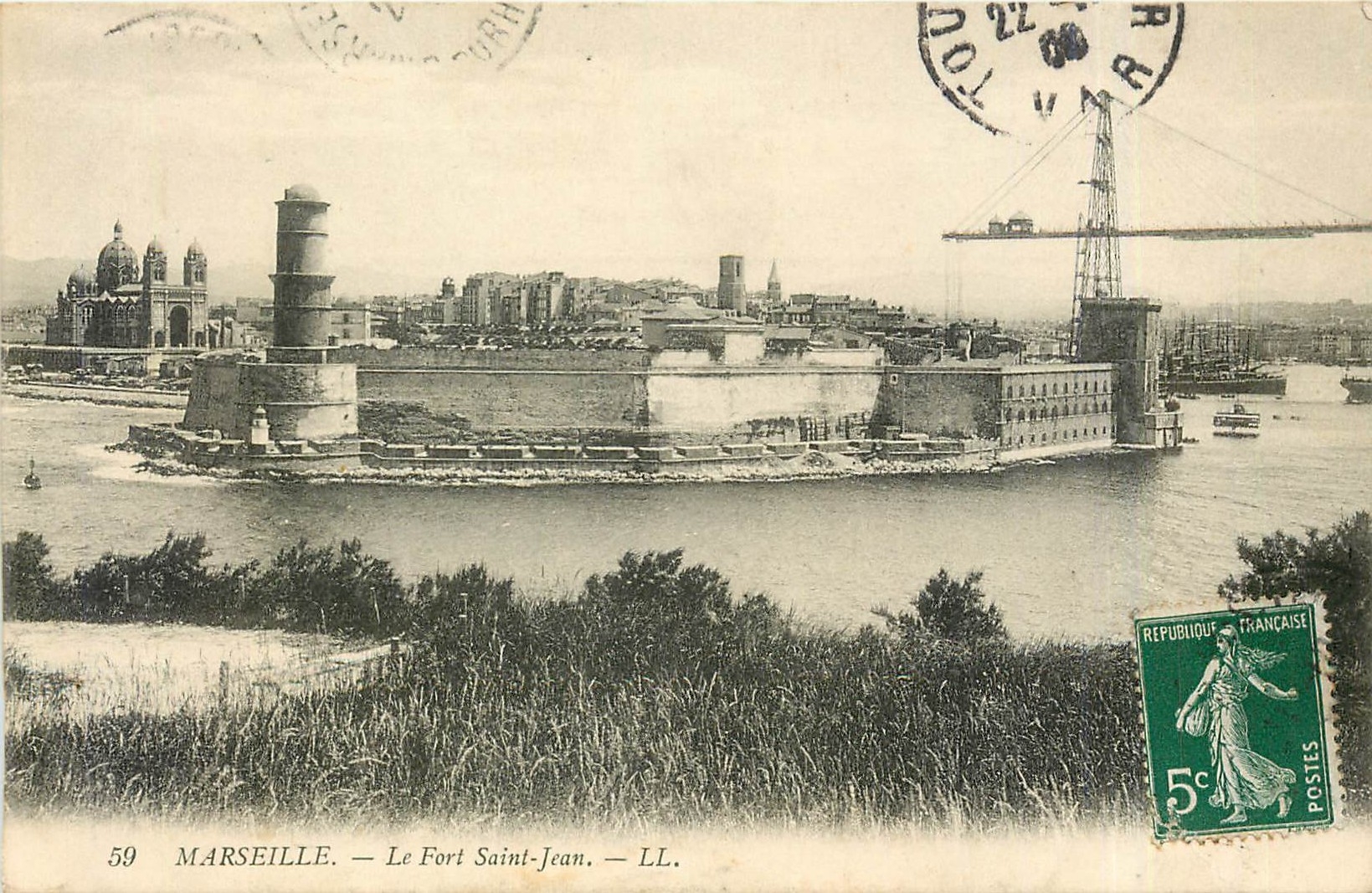 CPA MARSEILLE-Le Fort Saint Jean